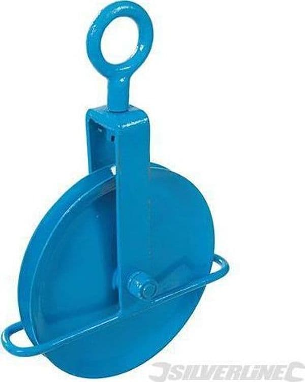 Carrucola in acciaio a fune con gancio portata 250 kg Silverline