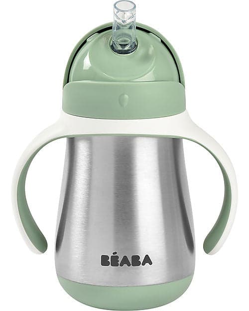 Tazza Inox Cannuccia Beaba 250ml in Bicchieri salvagoccia Centro Bimbo - Siderno, commercioVirtuoso.it