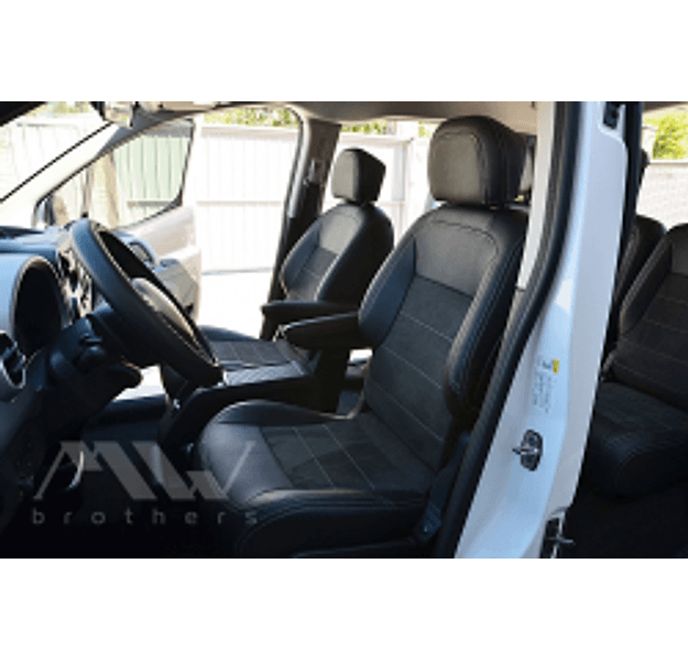 Coprisedili su misura per Citroen Berlingo 2 (2008-2014), Leather style in Set per interni Autooggetti.it - Roma, commercioVirtuoso.it
