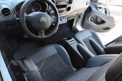 Coprisedili su misura per Citroen Berlingo 2 (2008-2014), Leather style in Set per interni Autooggetti.it - Roma, commercioVirtuoso.it