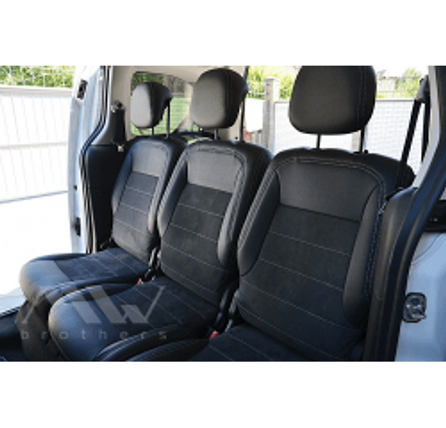 Coprisedili su misura per Citroen Berlingo 2 (2008-2014), Leather style in Set per interni Autooggetti.it - Roma, commercioVirtuoso.it