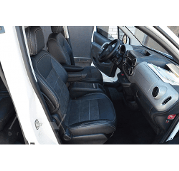 Coprisedili su misura per Citroen Berlingo 2 (2008-2014), Leather style in Set per interni Autooggetti.it - Roma, commercioVirtuoso.it