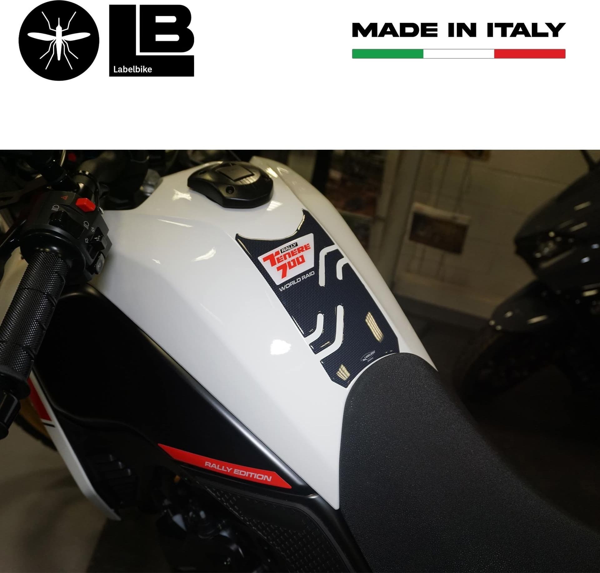 Adesivi 3D Protezione Paraserbatoio compatibili con Yamaha Tenere 700 Rally Edition 2022 in Decalcomanie adesivi e magneti LabelBike - Bibbiano, commercioVirtuoso.it