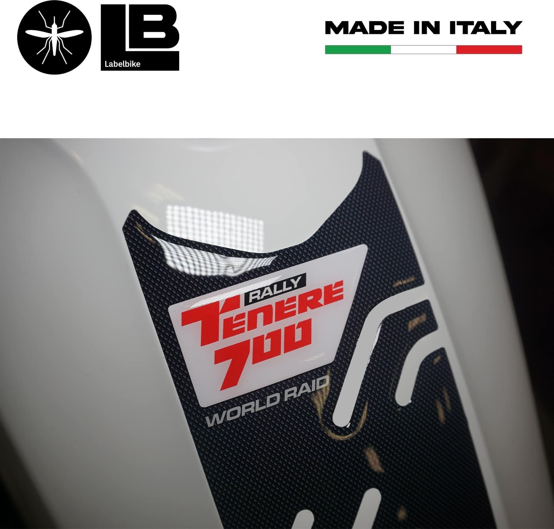 Adesivi 3D Protezione Paraserbatoio compatibili con Yamaha Tenere 700 Rally Edition 2022 in Decalcomanie adesivi e magneti LabelBike - Bibbiano, commercioVirtuoso.it