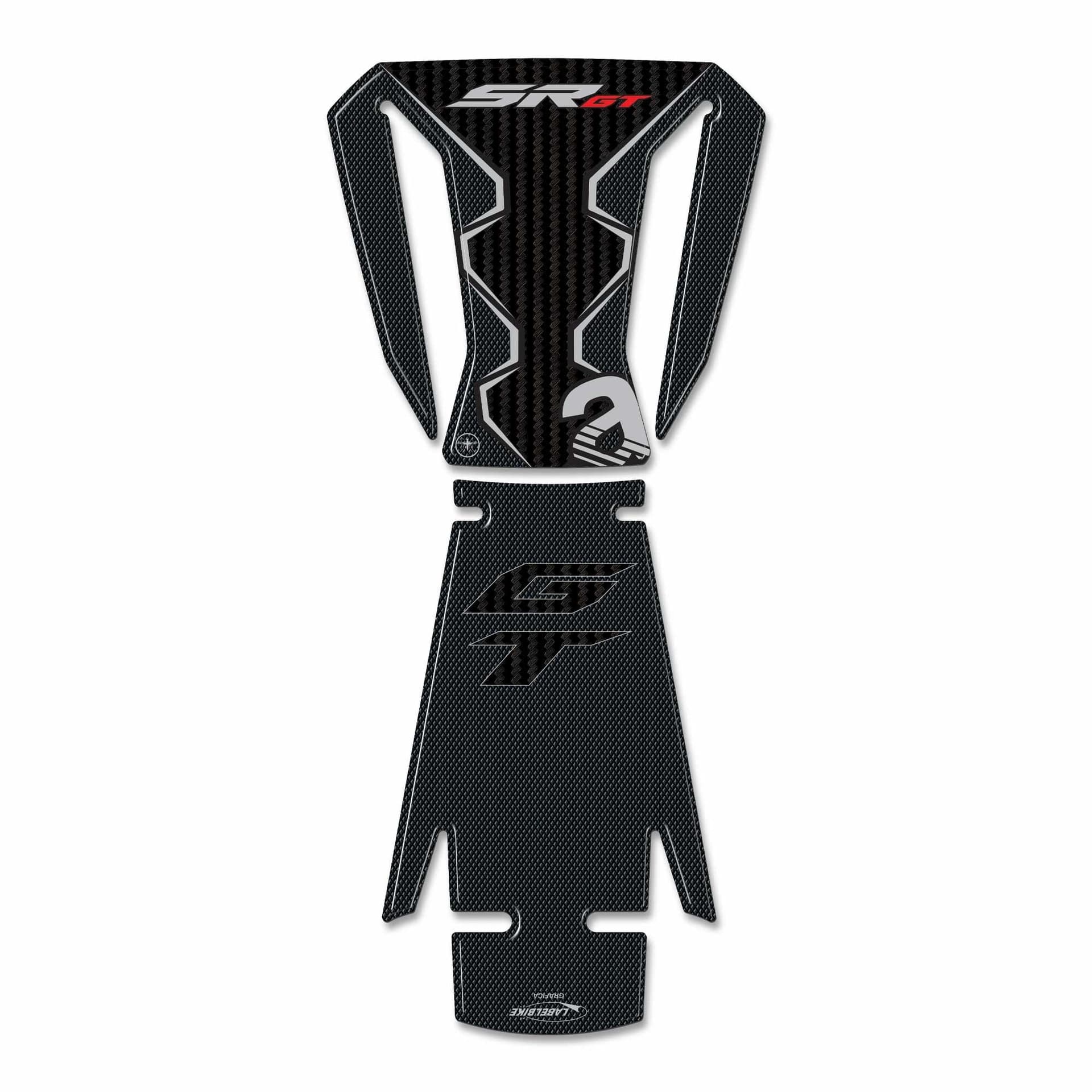 Adesivi 3D protezione pedana e sportello compatibili con Aprilia SR GT 125 e 200 in Decalcomanie adesivi e magneti LabelBike - Bibbiano, commercioVirtuoso.it