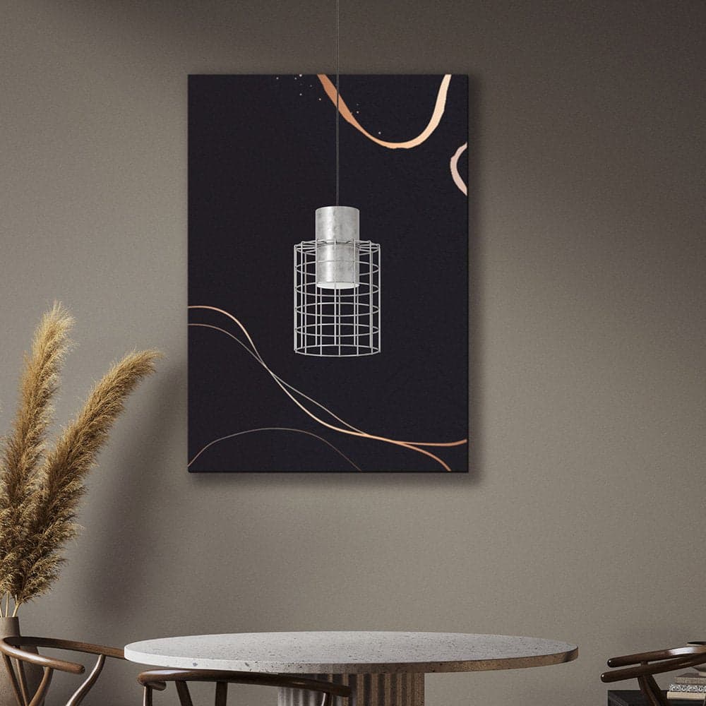 Lampadario Industrial Milligan 1 Luce Acciaio Grigio E Biancodiffusore Grigio in Lampade a sospensione LuceArt - Montecorvino Pugliano, commercioVirtuoso.it
