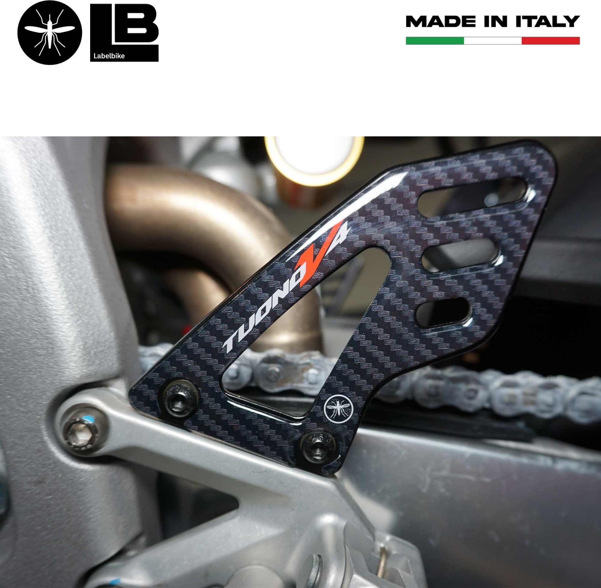 Adesivi 3D Protezioni Battitacco compatibili con Aprilia Tuono V4 1100 2011-2024 in Decalcomanie adesivi e magneti LabelBike - Bibbiano, commercioVirtuoso.it