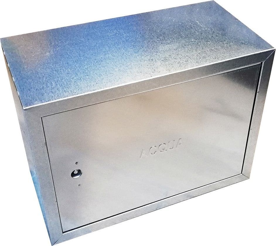 Cassetta per contatore acqua L 70 x H 70 x P 25cm aperta posteriormente - 7