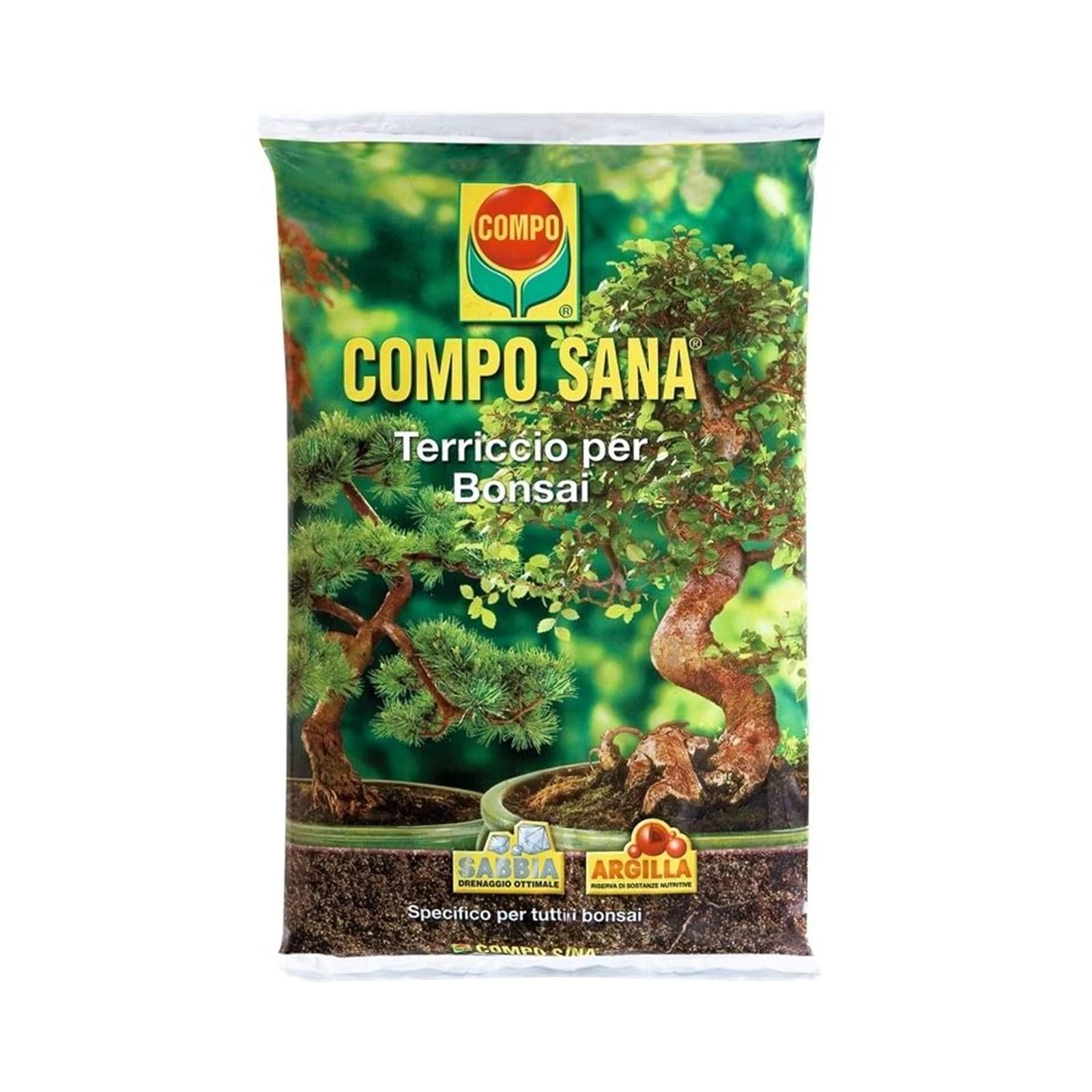 Terriccio rinvaso per bonsai con sabbia, argilla, concimato e sterilizzato 5 lt - 2