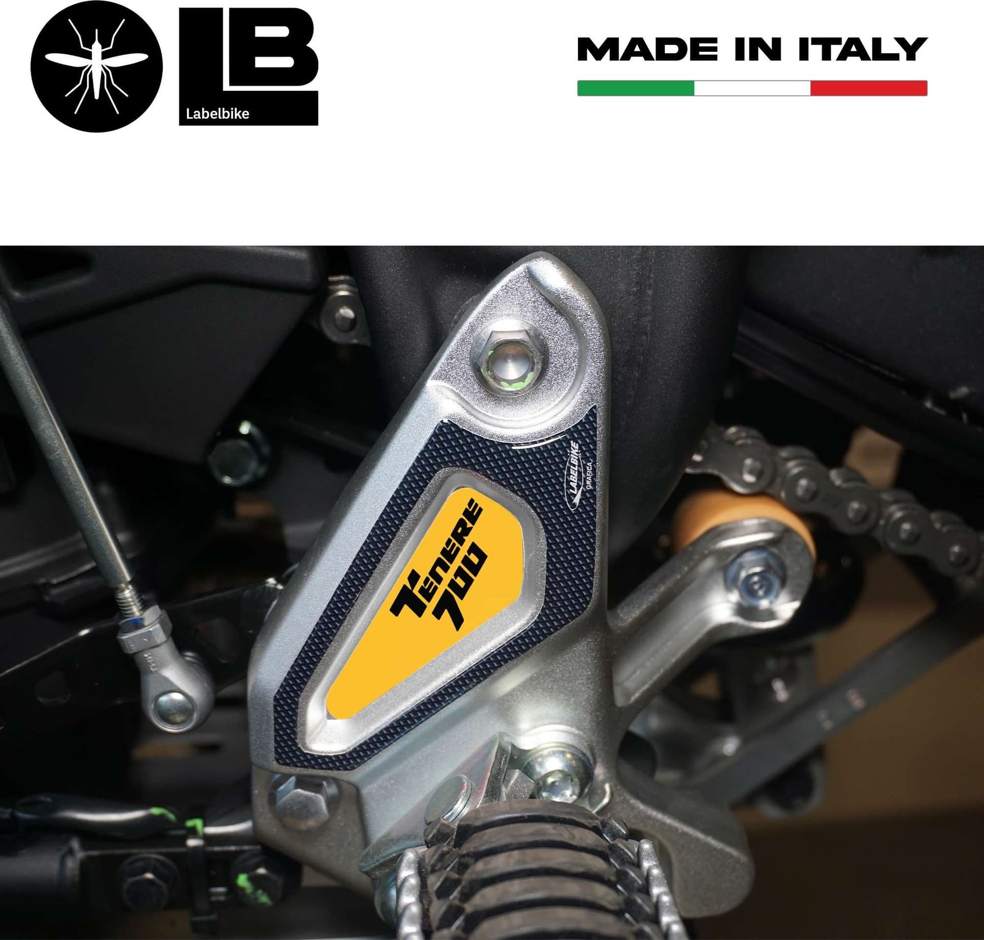 Adesivi 3D Protezioni Battitacco compatibili con Yamaha tenere 700 Rally Edition in Decalcomanie adesivi e magneti LabelBike - Bibbiano, commercioVirtuoso.it