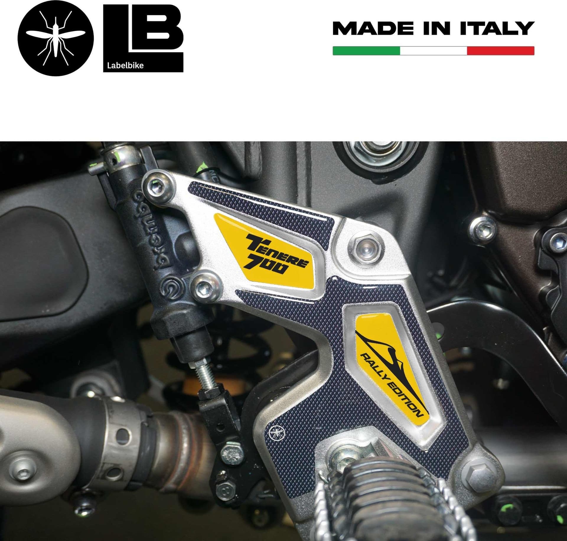 Adesivi 3D Protezioni Battitacco compatibili con Yamaha tenere 700 Rally Edition in Decalcomanie adesivi e magneti LabelBike - Bibbiano, commercioVirtuoso.it