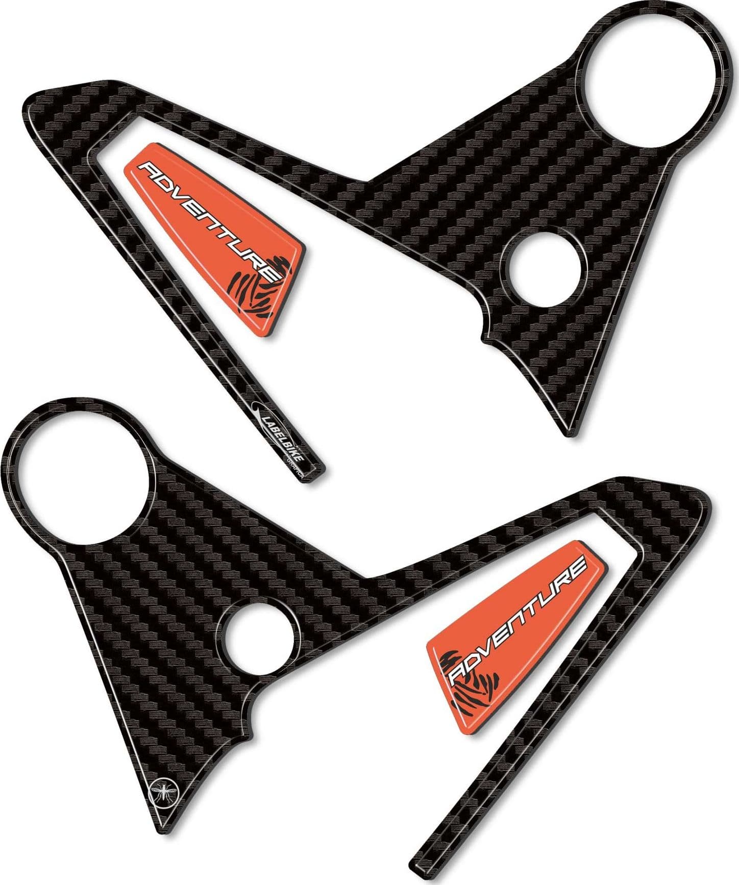 Adesivi 3D Protezioni Battitacco moto compatibili con Ktm 790-890 Adventure in Decalcomanie adesivi e magneti LabelBike - Bibbiano, commercioVirtuoso.it