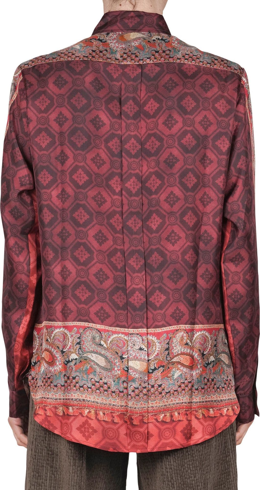 PIERRE-LOUIS MASCIA Pierre-Louis Mascia - Camicia - 460172 - Fantasia Bordeaux da donna in Bluse e camicie Drestige - Casamassima, commercioVirtuoso.it