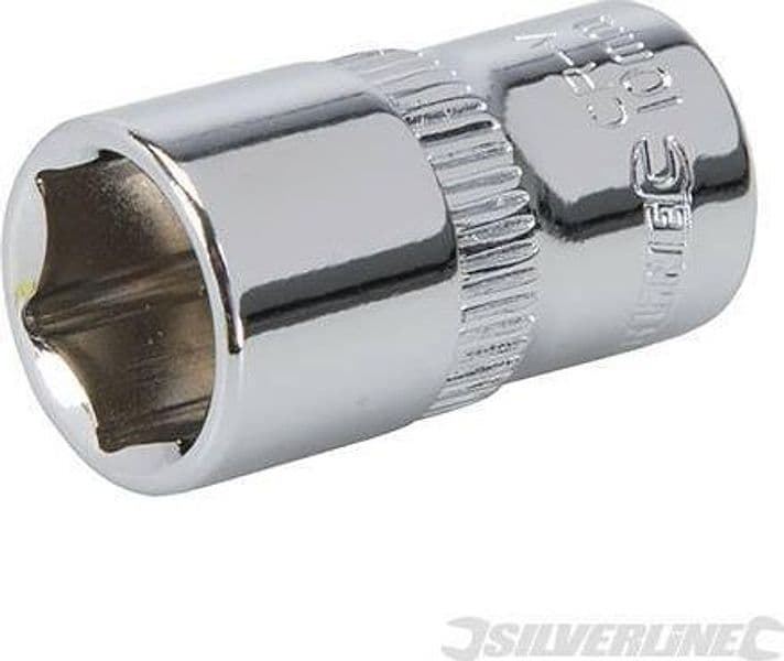 Chiave inserto a bussola metrico esagonale 1/4" Silverline meccanica Silverline