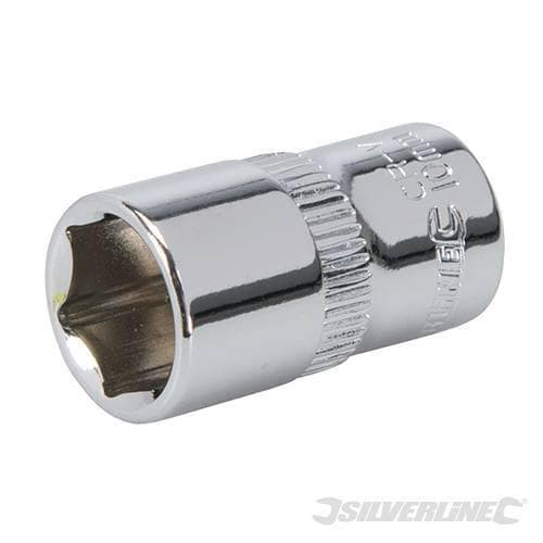 Chiave inserto a bussola metrico esagonale 1/4" Silverline meccanica Silverline
