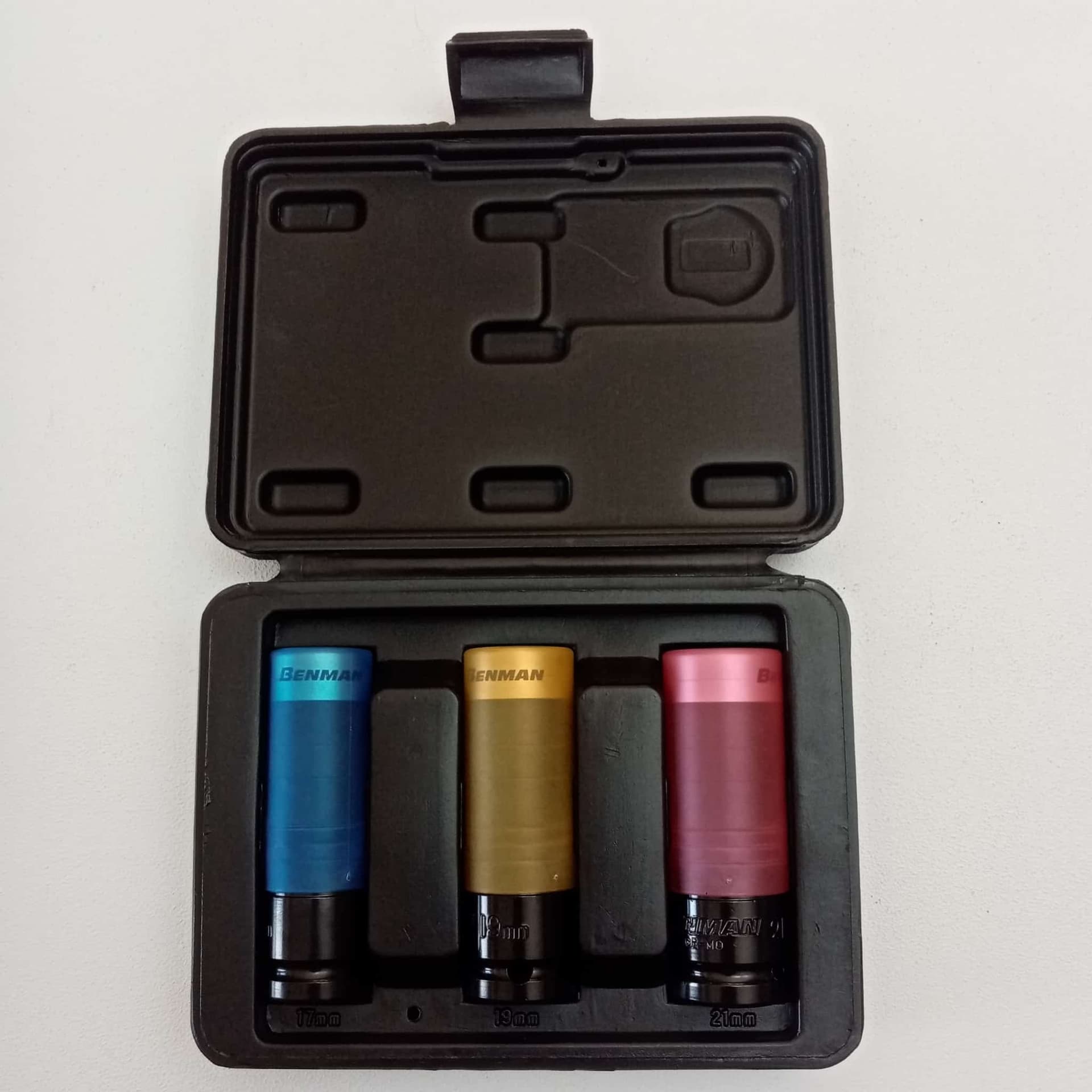 BenMan set di 3 chiavi a bussola esagonali attacco da 1/2" per cerchi in lega in Chiavi a pipa e a croce Aloiserw.com - Altomonte, commercioVirtuoso.it