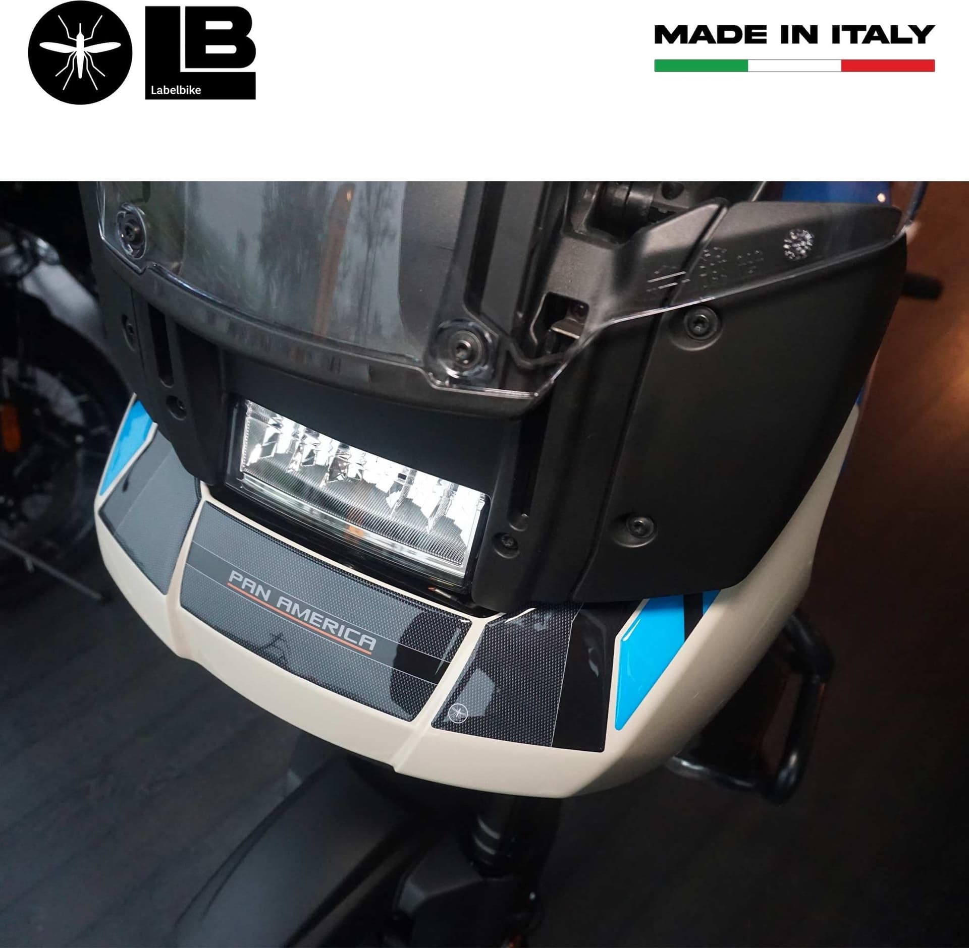 Adesivi 3D Protezioni frontali moto compatibili con Harley Davidson Pan America in Decalcomanie adesivi e magneti LabelBike - Bibbiano, commercioVirtuoso.it