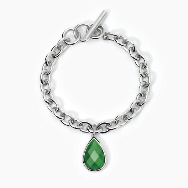 2Jewels   -   Bracciale in acciaio 316L glass cristalli in Bracciali Alba Gioielli - Casoria, commercioVirtuoso.it