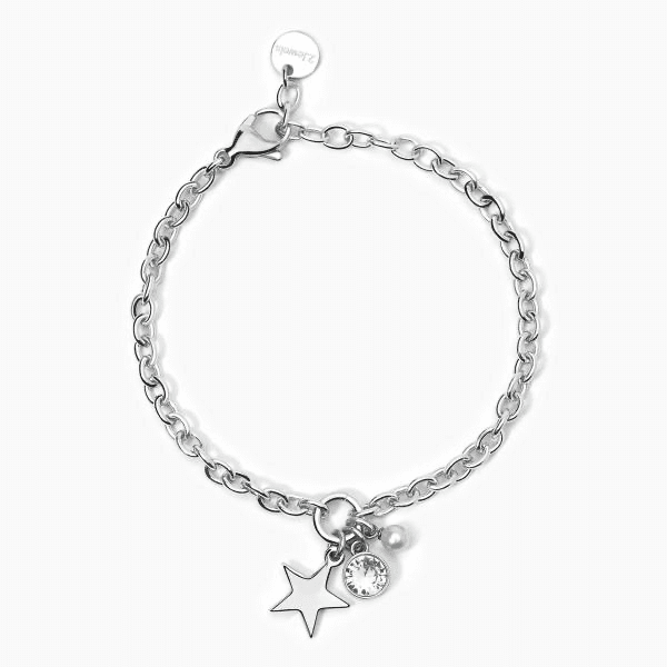 2Jewels   -   Bracciale in acciaio 316L perle conchiglia cristalli in Bracciali Alba Gioielli - Casoria, commercioVirtuoso.it