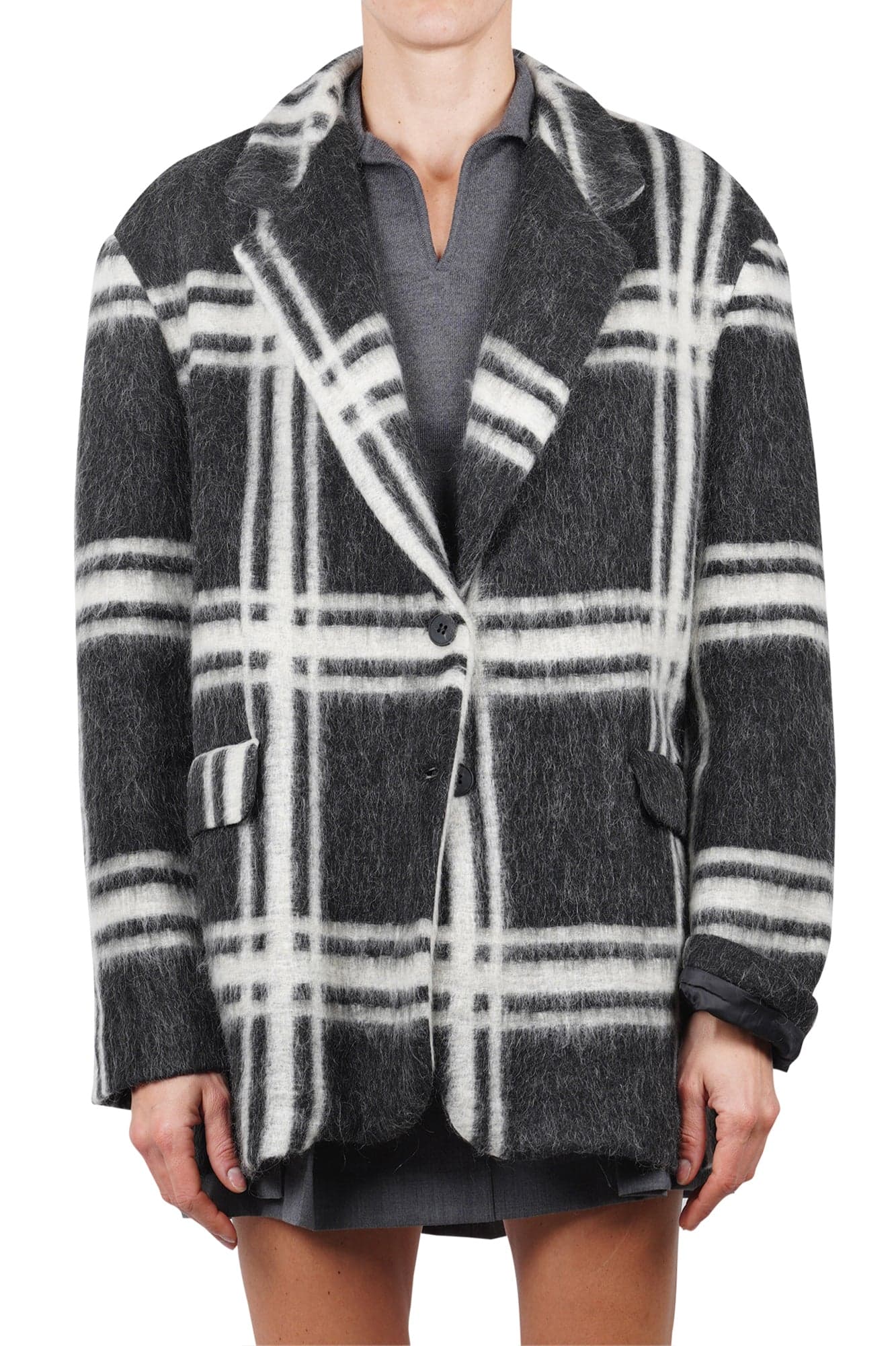 LA FEMME BLANCHE La Femme Blanche - Giacca - 461705 - Bianco/Nero da donna in Giacche da abito e blazer Drestige - Casamassima, commercioVirtuoso.it