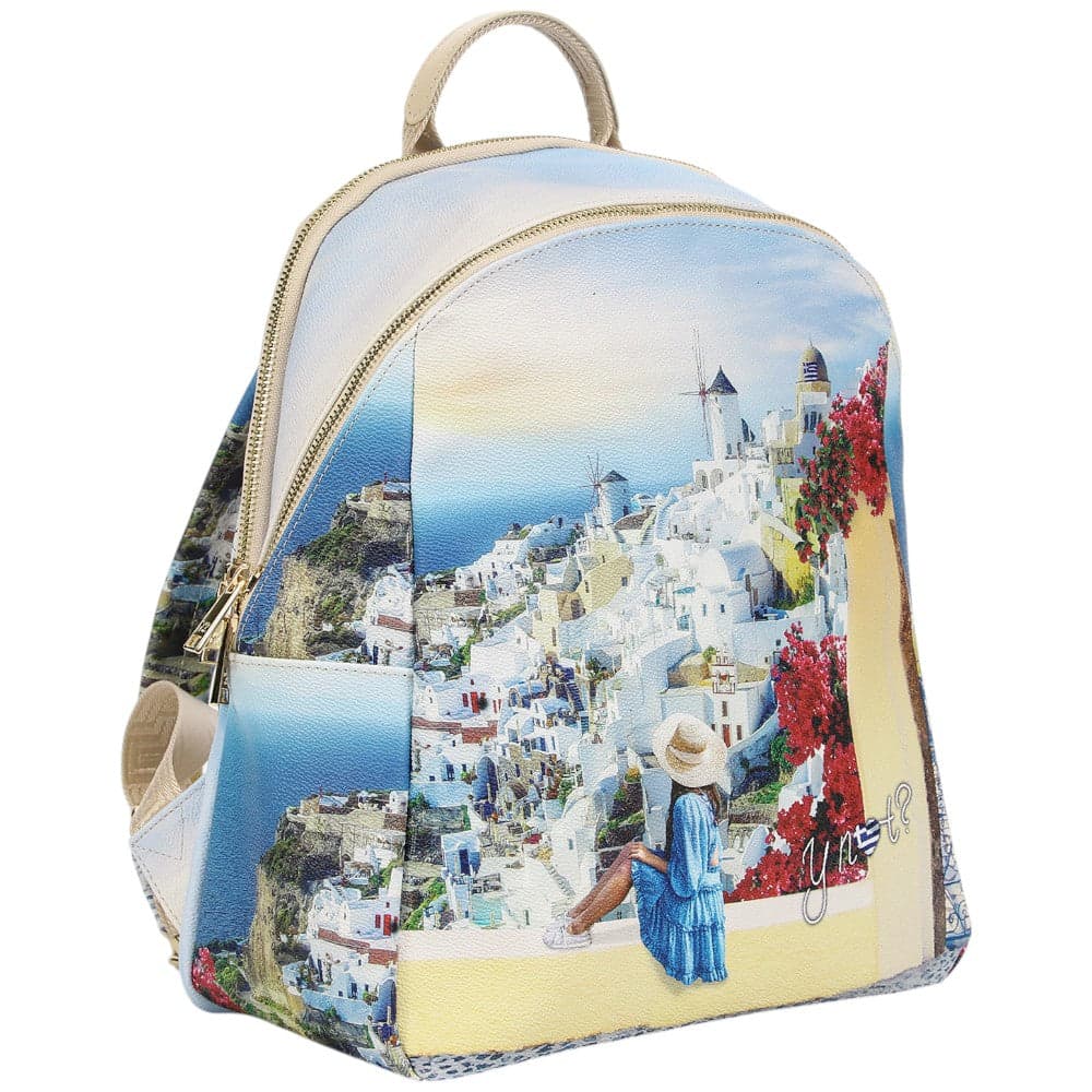 YNot zaino grande stampa Greek Summer YES601S5 Zaini YNot