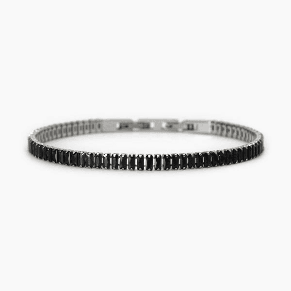 2Jewels   -  Bracciale uomo in acciaio 316L cristalli in Bracciali Alba Gioielli - Casoria, commercioVirtuoso.it