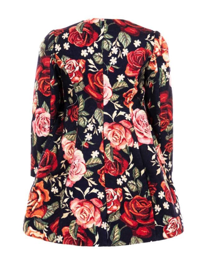 Monnalisa Cappotto Bambina con motivo floreale in Giacche Scontolo.net - Potenza, commercioVirtuoso.it