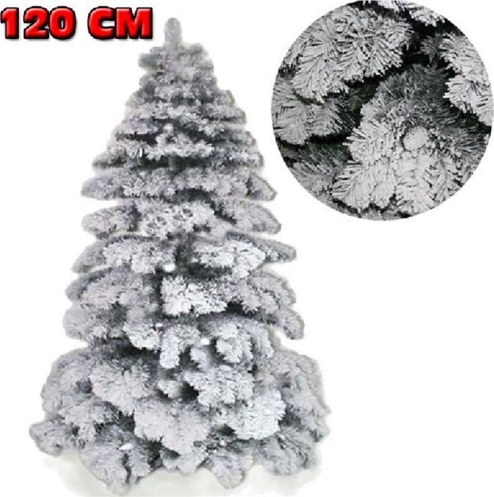 ALBERO DI NATALE 120CM ABETE SNOW CON EFFETTO INNEVATO BIANCO BASE A CROCE in Alberi di natale artificiali Trade Shop italia - Napoli, commercioVirtuoso.it
