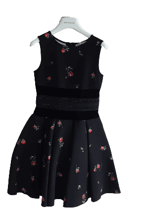 Monnalisa Abito bambina petite neoprene con roselline in  Scontolo.net - Potenza, commercioVirtuoso.it