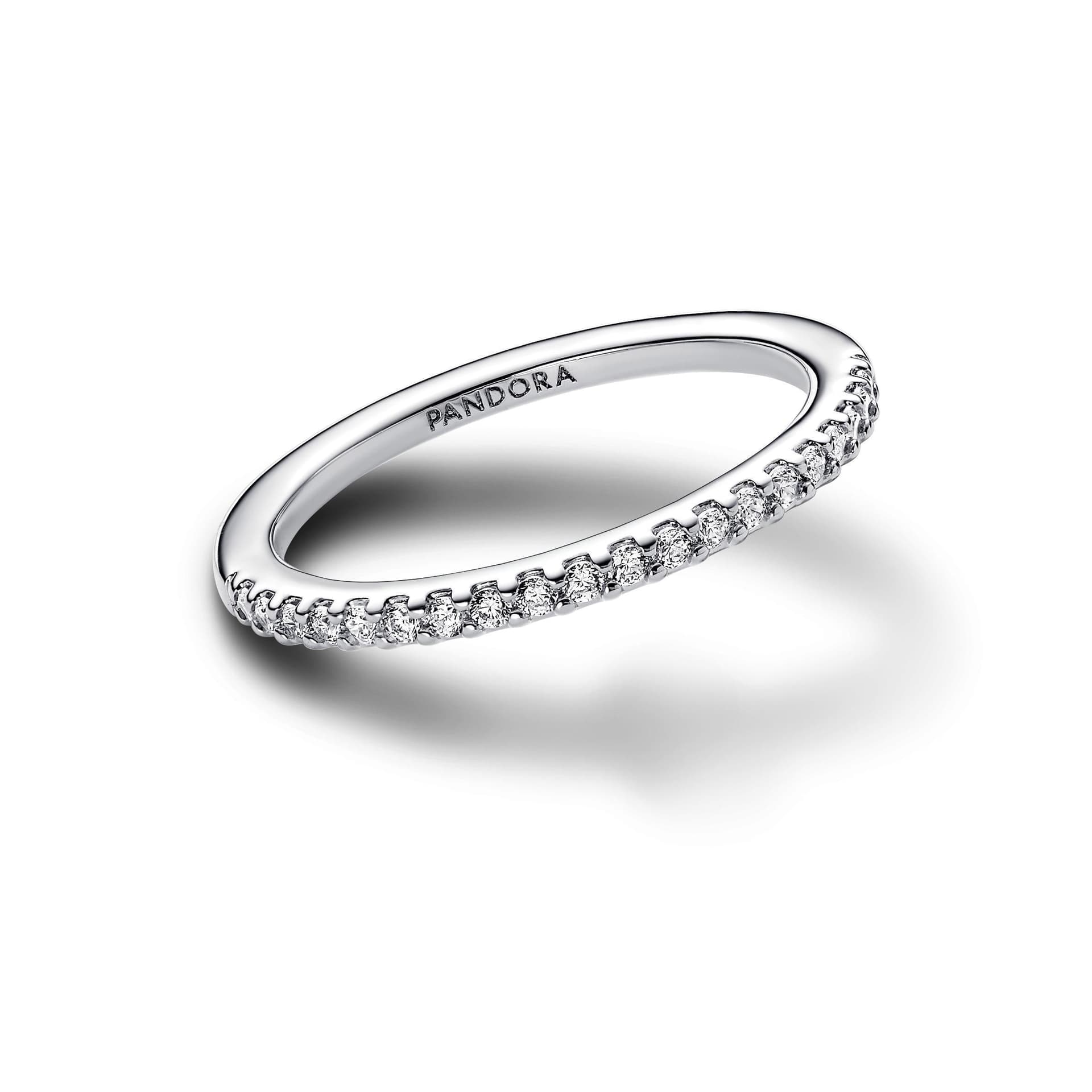 Pandora - Anello Pavè Fascia Sottile in Anelli Alba Gioielli - Casoria, commercioVirtuoso.it