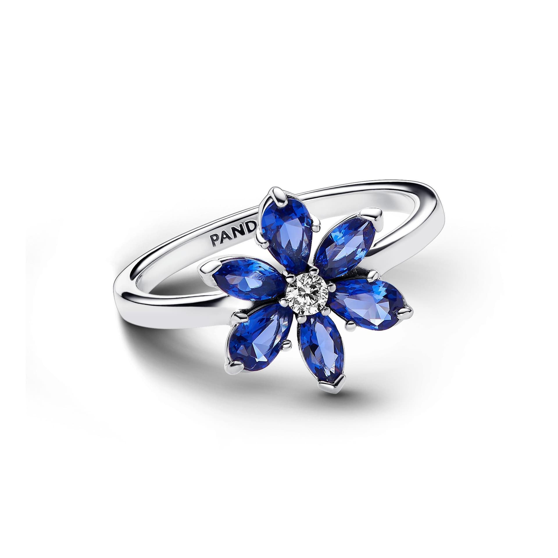 Pandora - Anello Herbarium Fiore Blu in Anelli Alba Gioielli - Casoria, commercioVirtuoso.it