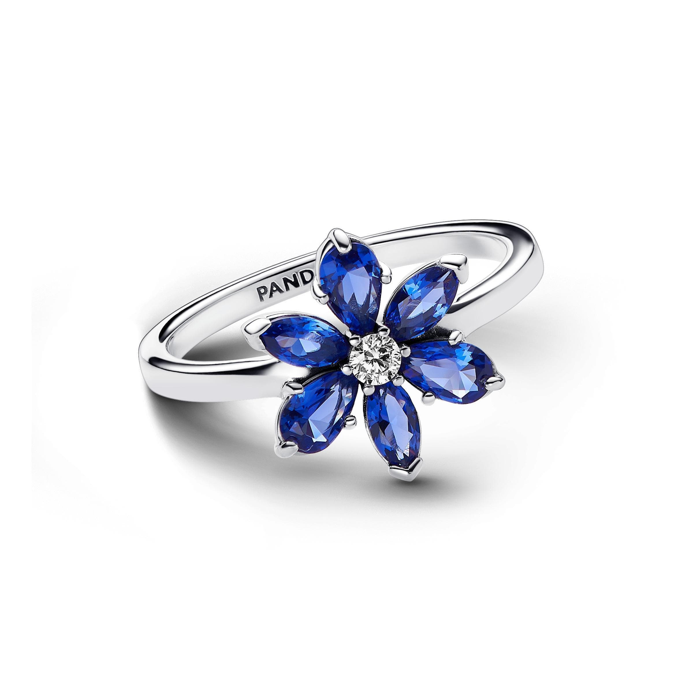 Pandora - Anello Herbarium Fiore Blu in Anelli Alba Gioielli - Casoria, commercioVirtuoso.it