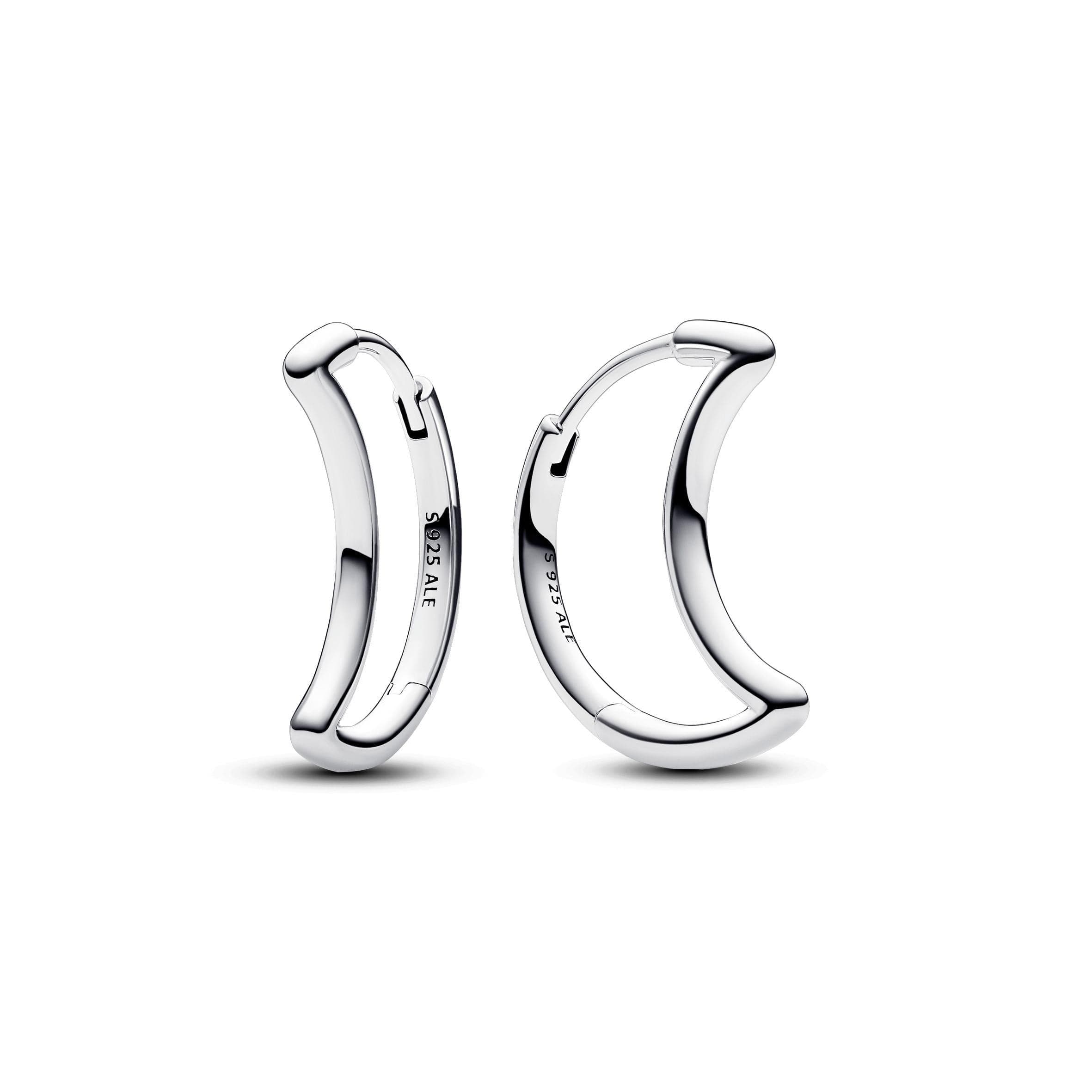 Pandora - Orecchini Cerchi Luna in Orecchini Alba Gioielli - Casoria, commercioVirtuoso.it