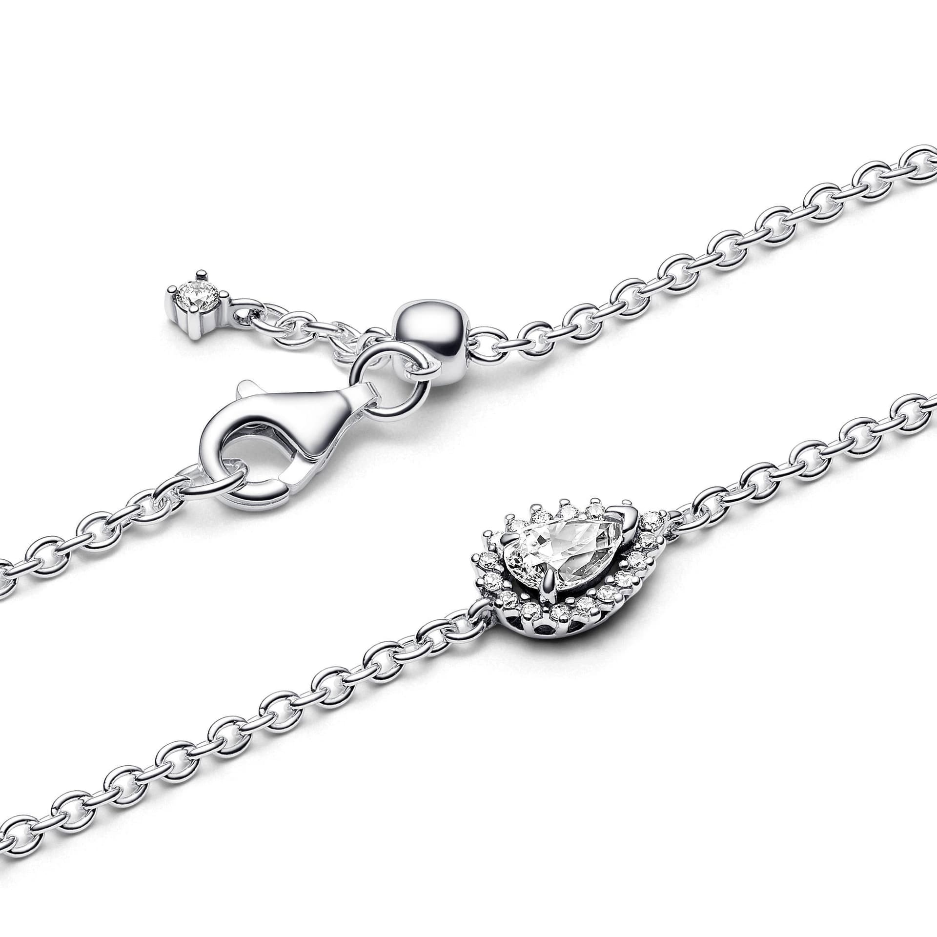 Pandora - Bracciale a Catena con Punto Luce Goccia in Bracciali Alba Gioielli - Casoria, commercioVirtuoso.it
