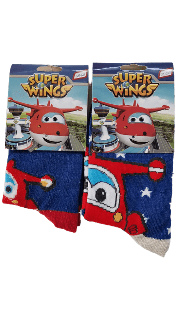 Super Wings Calzini Bambino Blu/Rosso