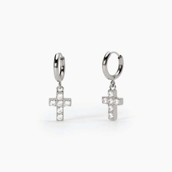 2Jewels   -  Orecchini in acciaio 316L zirconi in Orecchini Alba Gioielli - Casoria, commercioVirtuoso.it