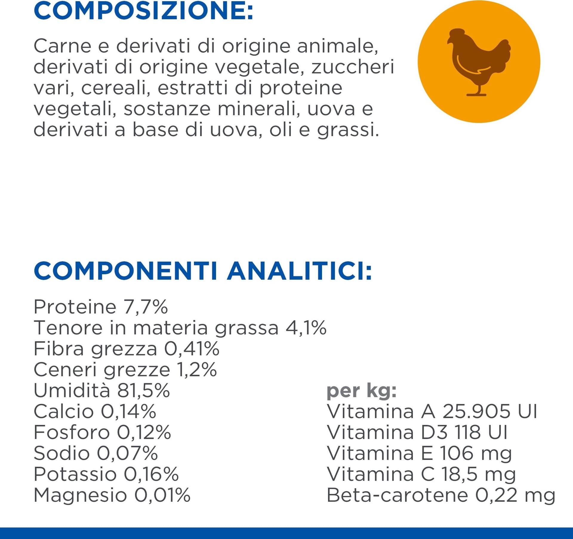 Hill's Mantenimento umido Gatti Adulti pollo 85 gr in Umido 101 Market - Poggibonsi, commercioVirtuoso.it