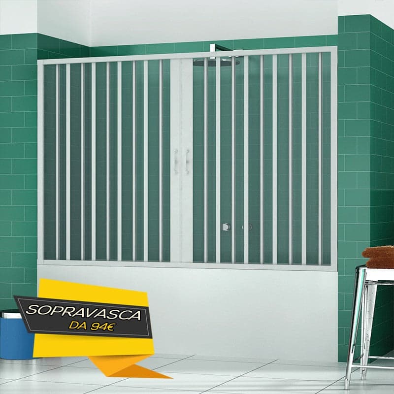 Sopra vasca in pvc con ingresso centrale due ante in Box doccia Mondialshop - Parabiago, commercioVirtuoso.it
