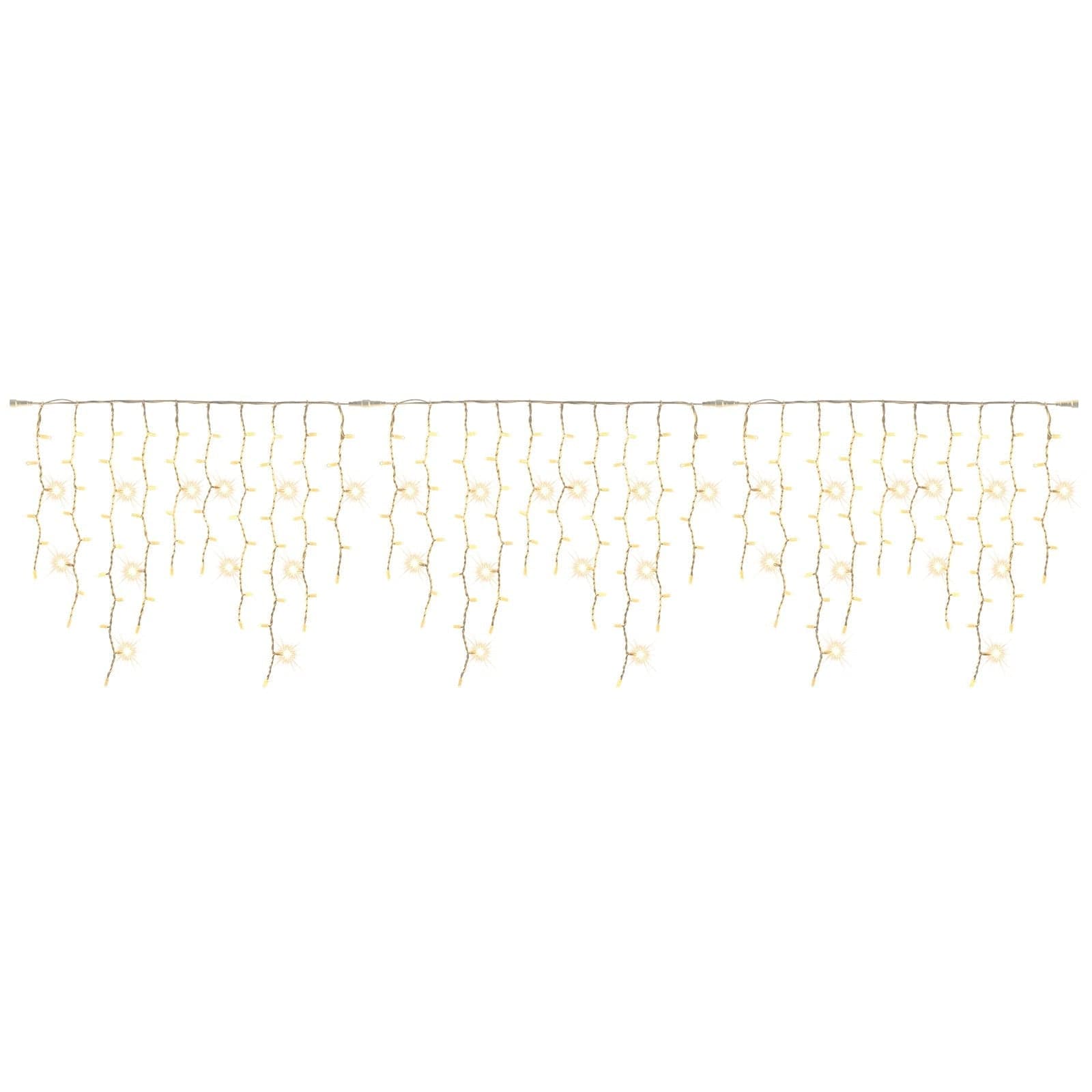 Catena luminosa stalattiti a cascata per esterno interno uso professionale decorazione natalizia maxi led in Catene luminose per interni MagiediNatale.it - Altamura, commercioVirtuoso.it