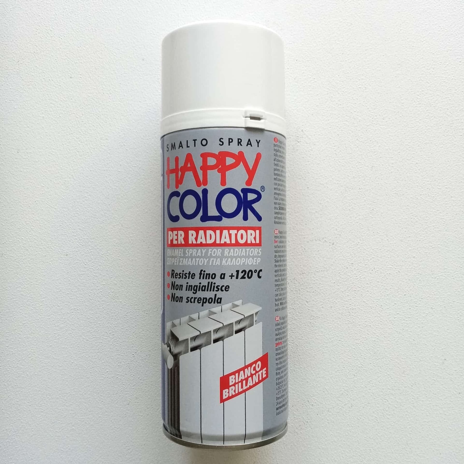 Saratoga bomboletta happy color per radiatori alluminio 400ml bianco brillante in Vernice a spray Aloiserw.com - Altomonte, commercioVirtuoso.it
