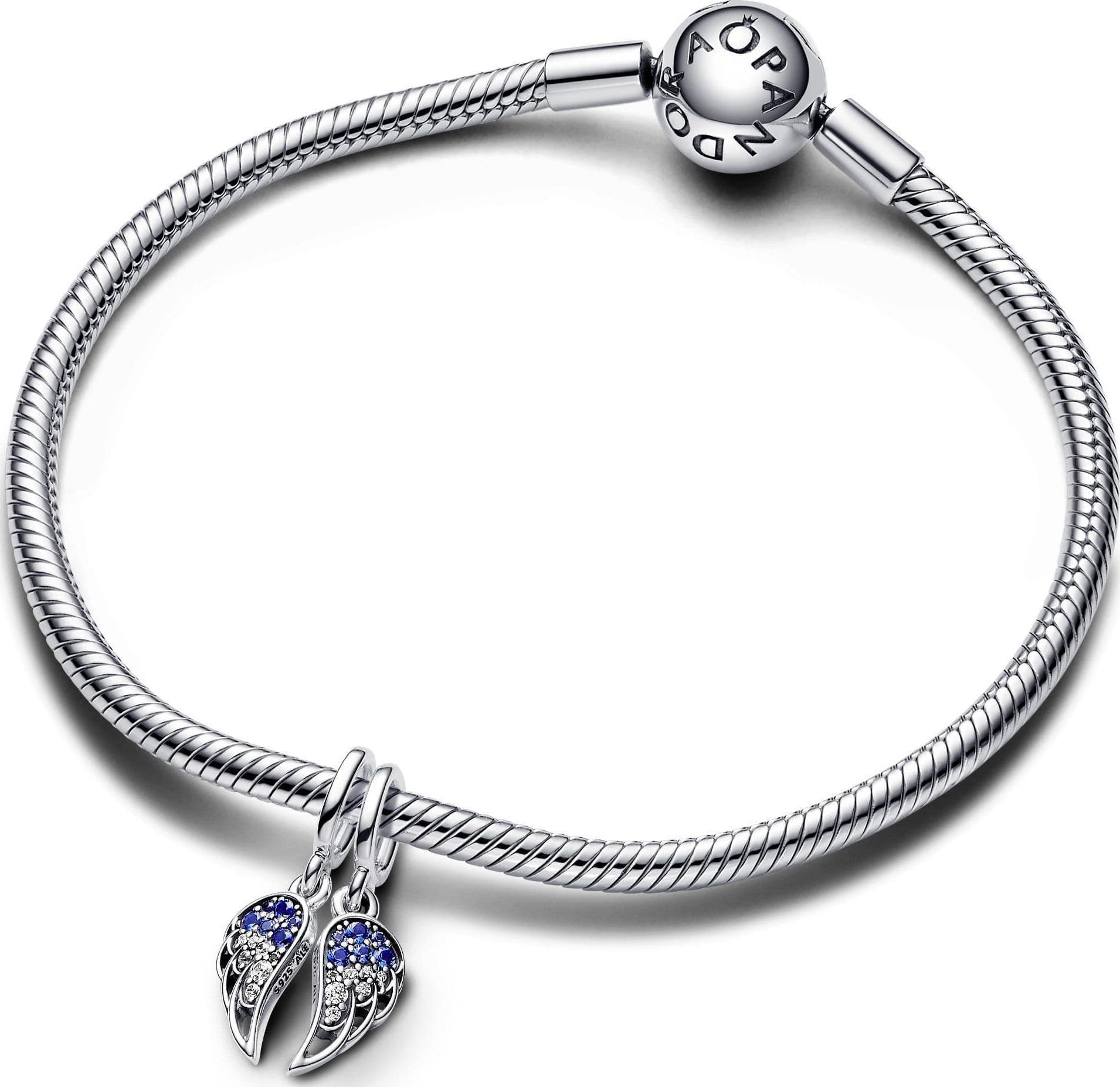 Pandora - Charm Pendente Ali d'Angelo Divisibile in Bead Charm Alba Gioielli - Casoria, commercioVirtuoso.it