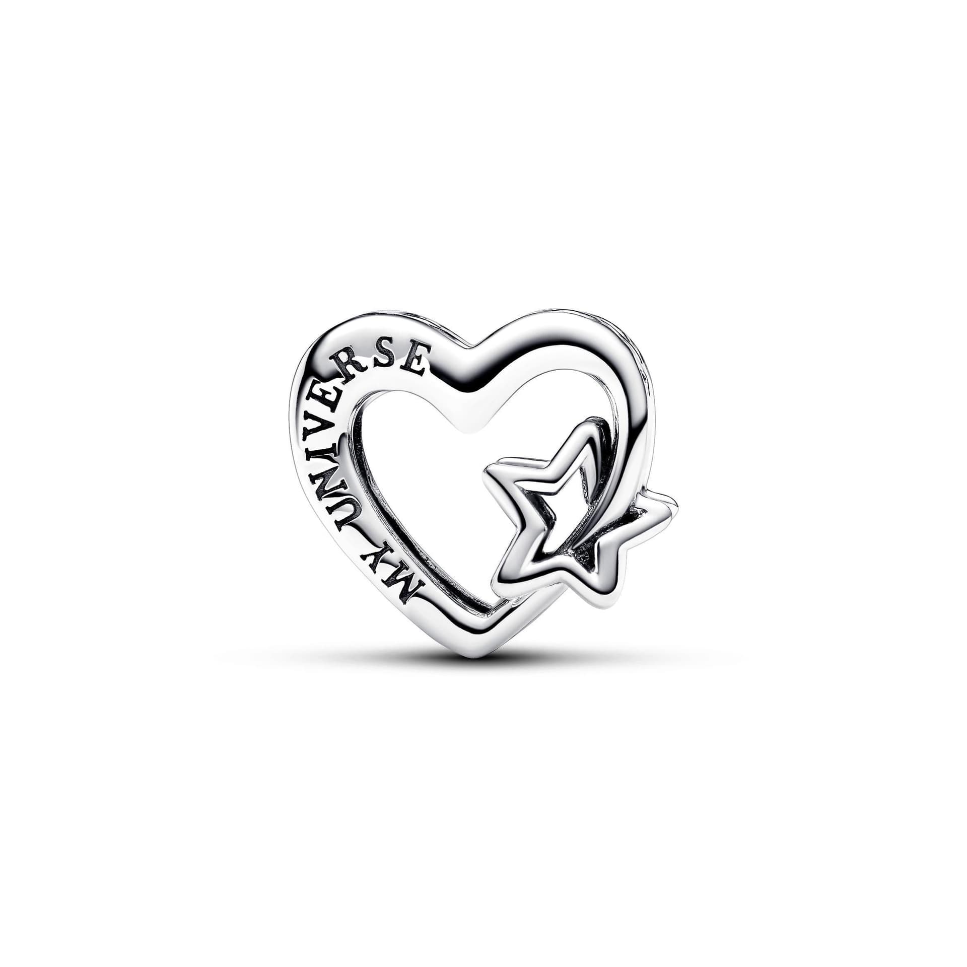 Pandora - Charm Openwork Cuore con Stella in Bead Charm Alba Gioielli - Casoria, commercioVirtuoso.it