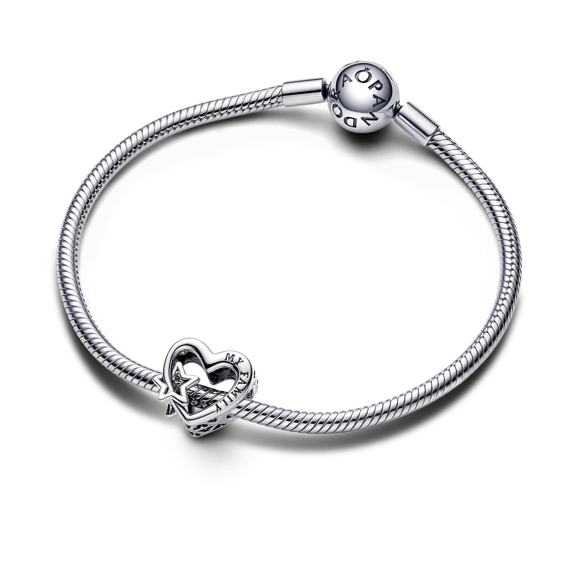 Pandora - Charm Openwork Cuore con Stella in Bead Charm Alba Gioielli - Casoria, commercioVirtuoso.it