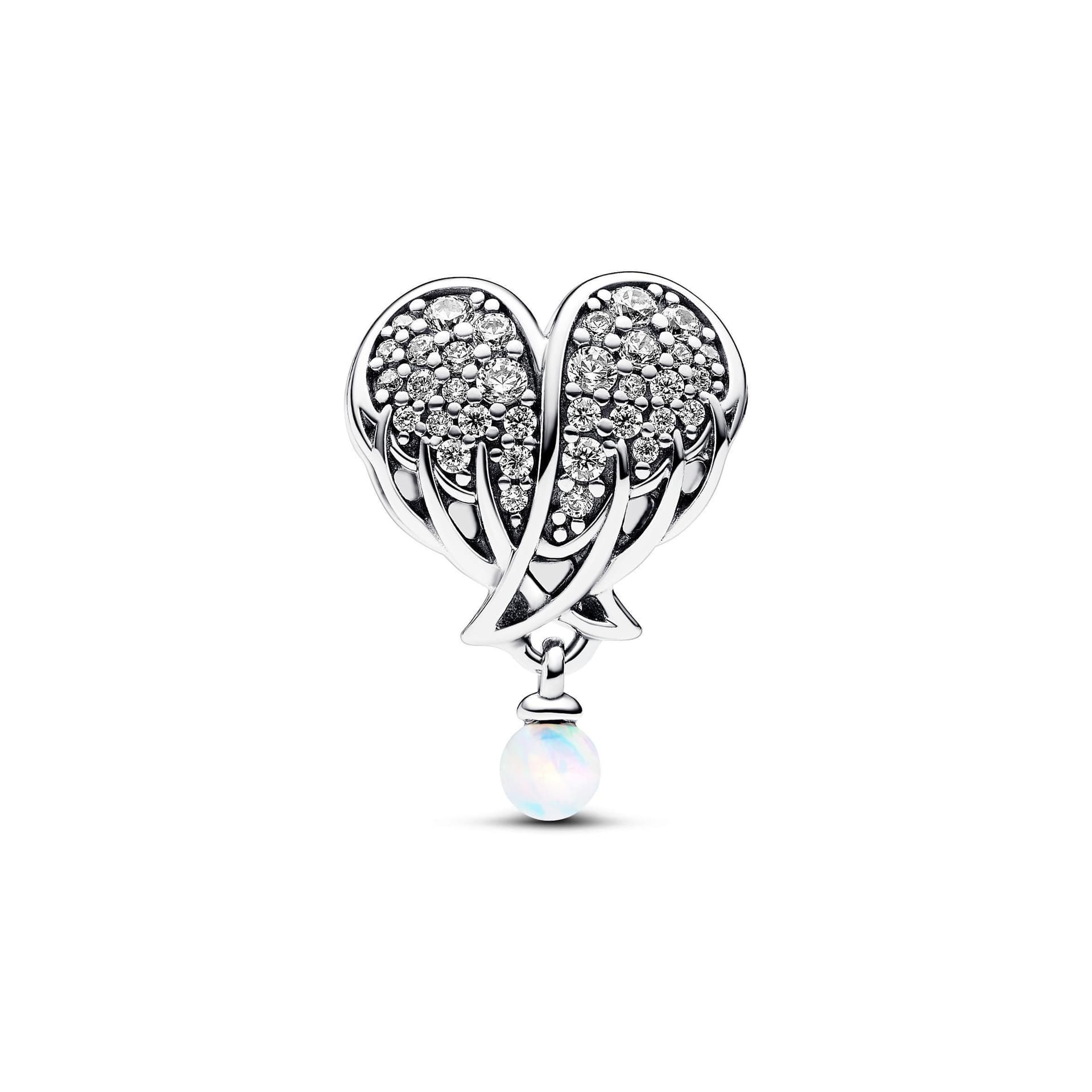 Pandora - Charm Cuore Ali d'Angelo in Bead Charm Alba Gioielli - Casoria, commercioVirtuoso.it