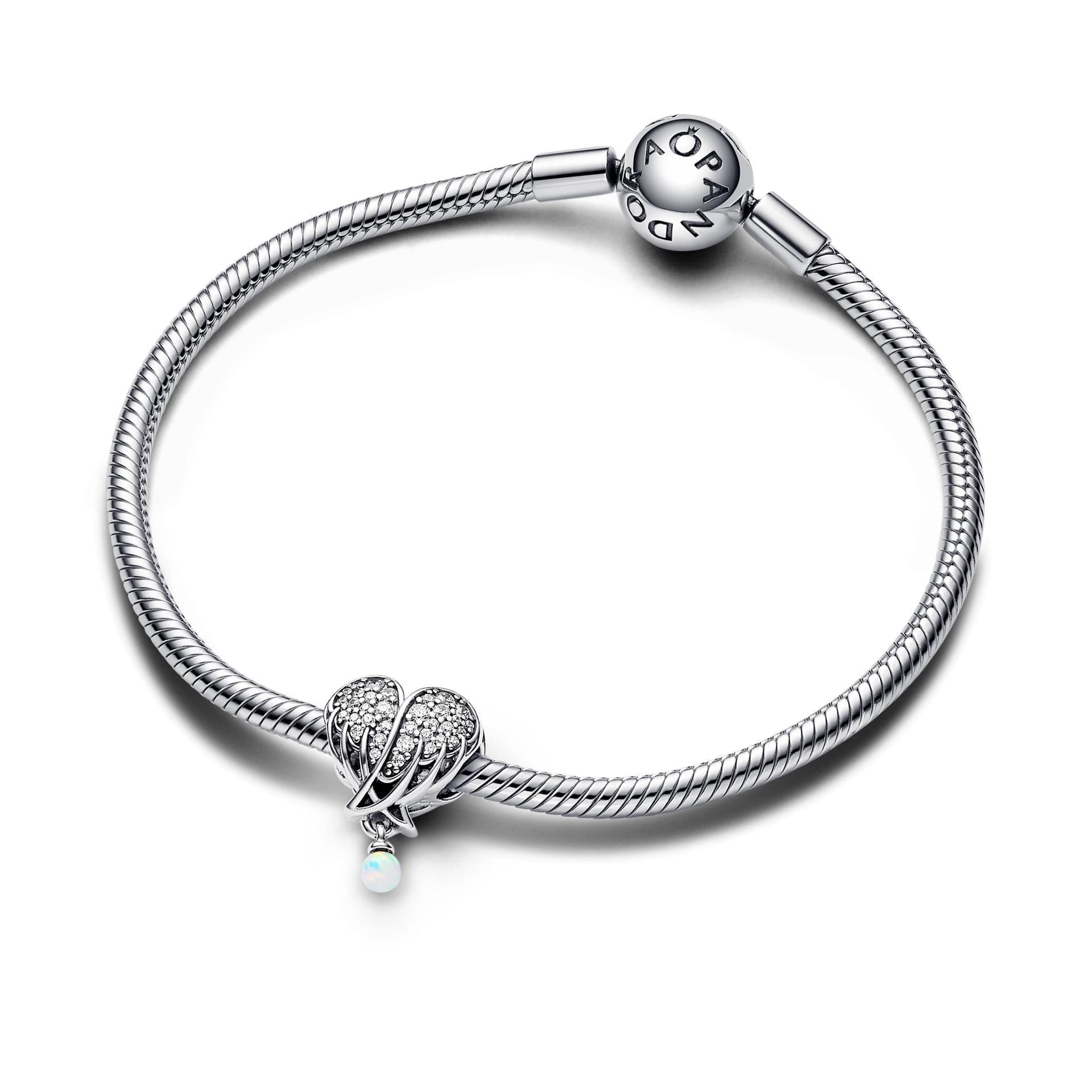 Pandora - Charm Cuore Ali d'Angelo in Bead Charm Alba Gioielli - Casoria, commercioVirtuoso.it