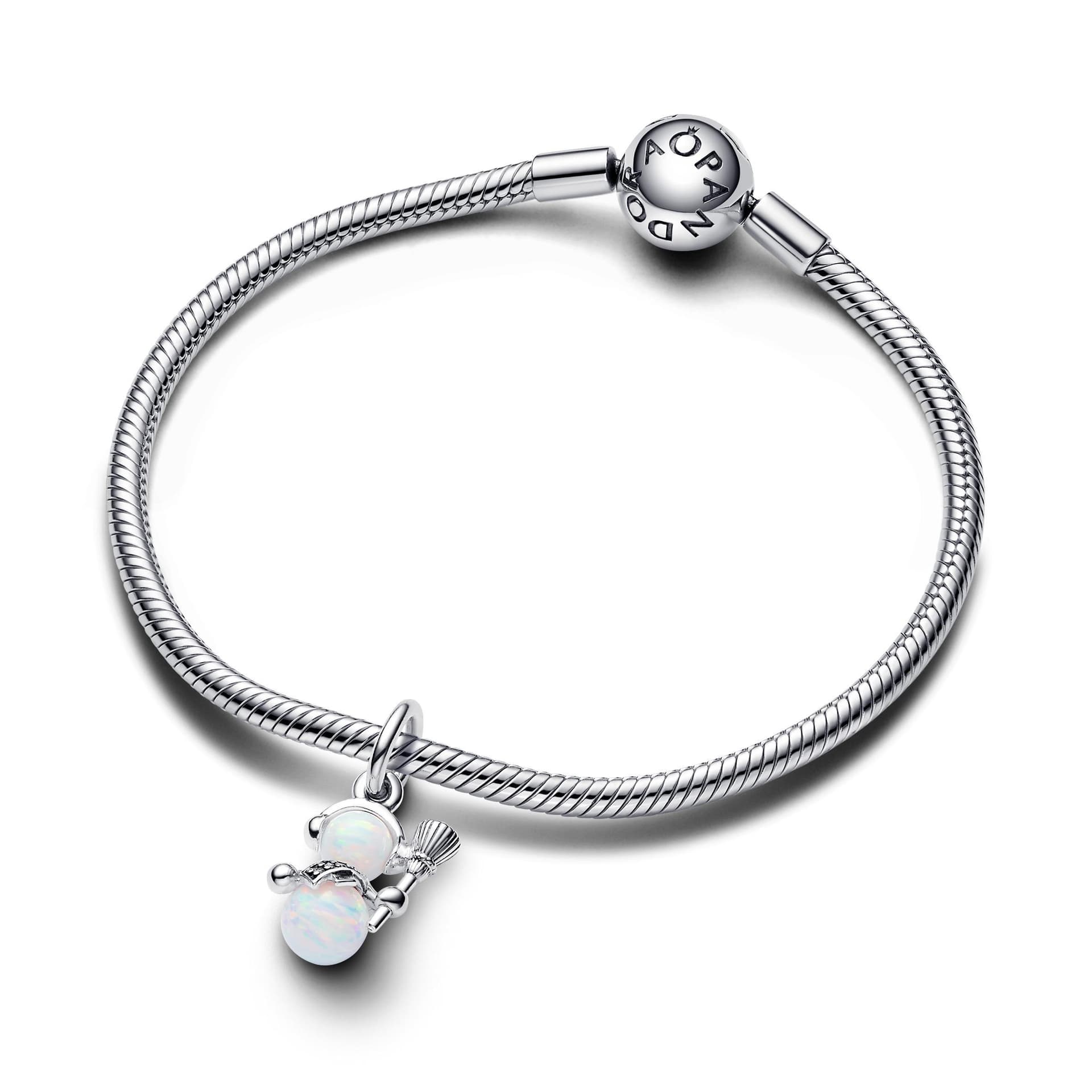 Pandora - Charm Pendente Pupazzo di Neve Opale in Bead Charm Alba Gioielli - Casoria, commercioVirtuoso.it