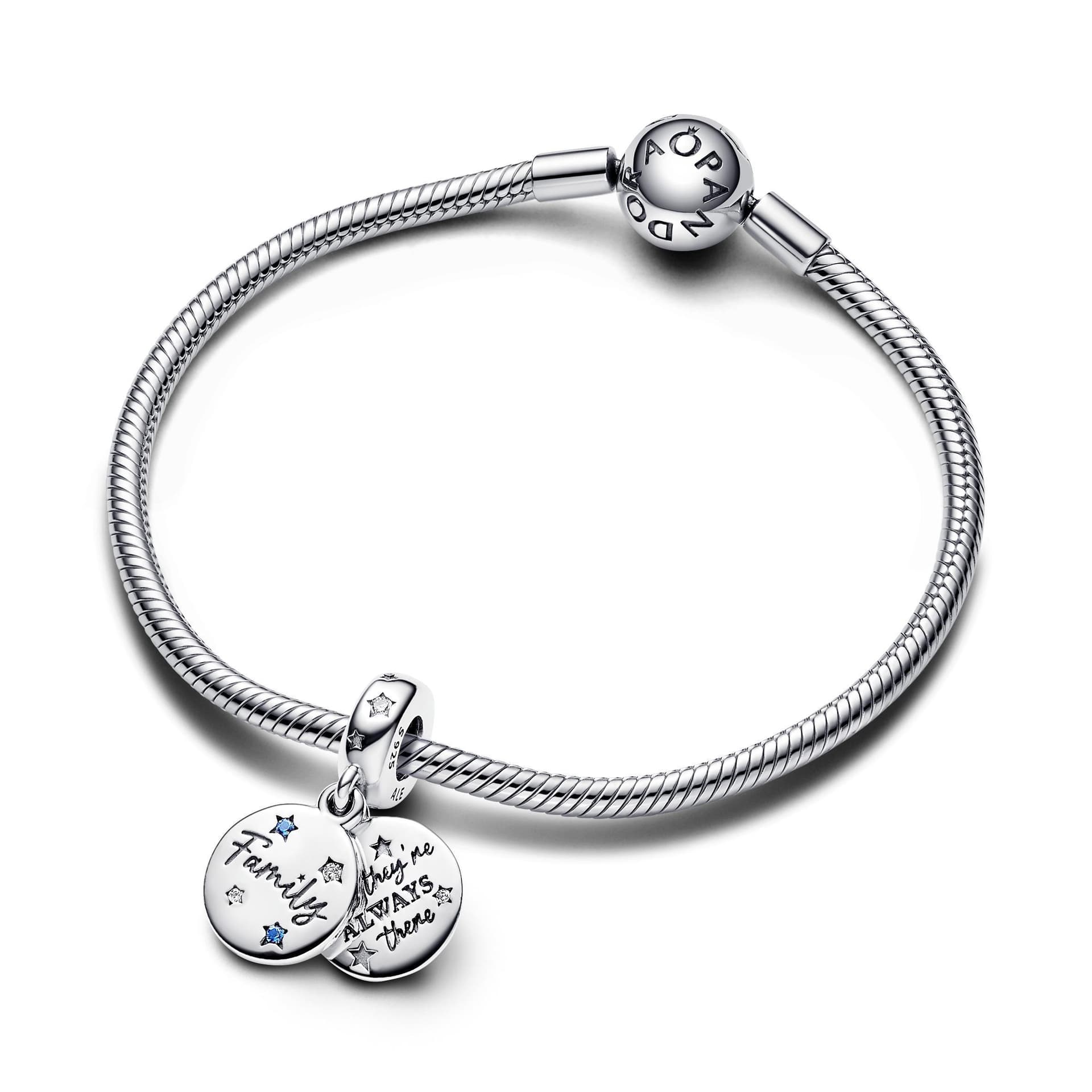 Pandora - Charm Pendente Doppio Famiglia in Bead Charm Alba Gioielli - Casoria, commercioVirtuoso.it