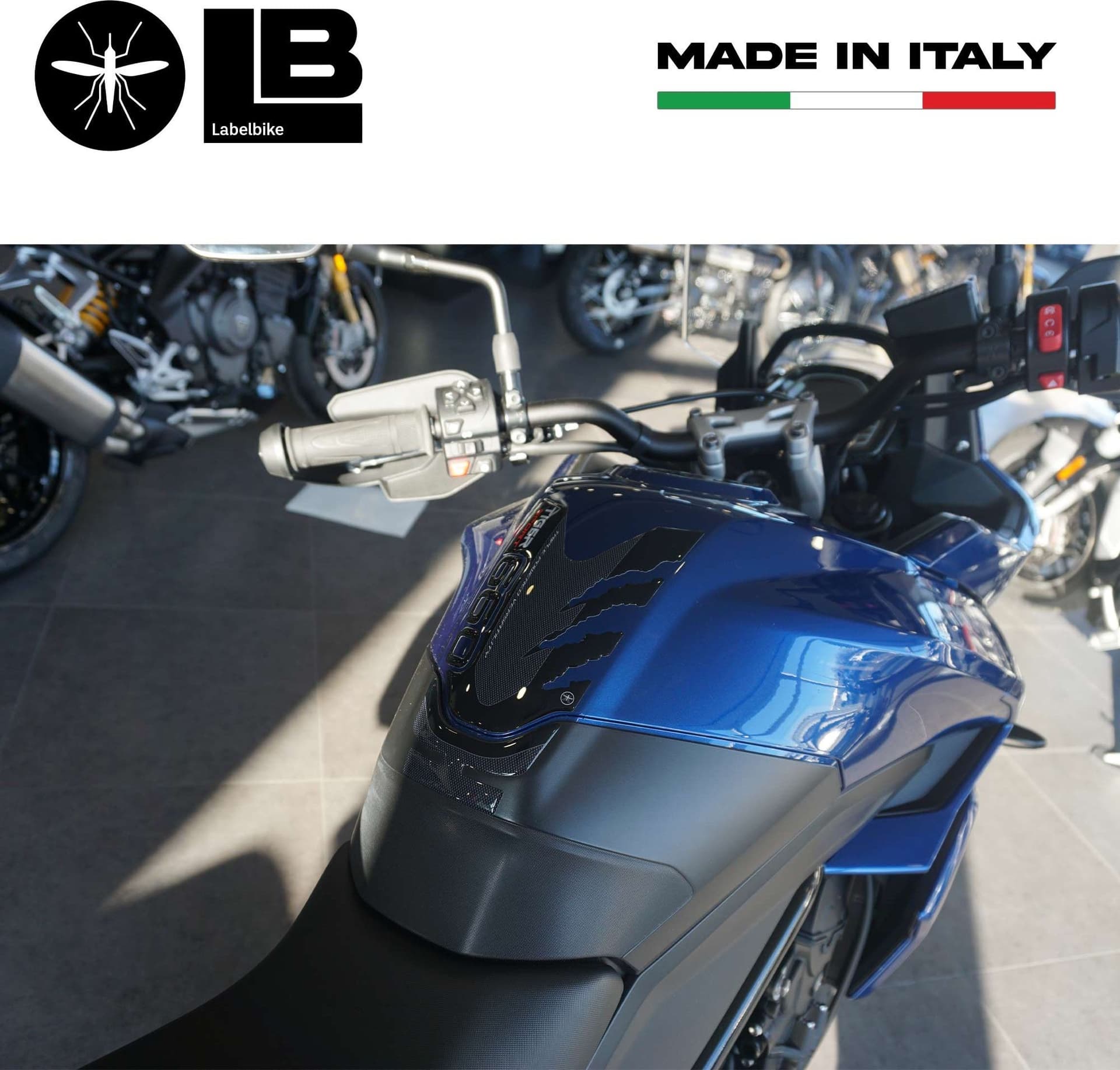 Adesivi 3D Protezione Paraserbatoio compatibili con Triumph Tiger 660 Sport in Decalcomanie adesivi e magneti LabelBike - Bibbiano, commercioVirtuoso.it