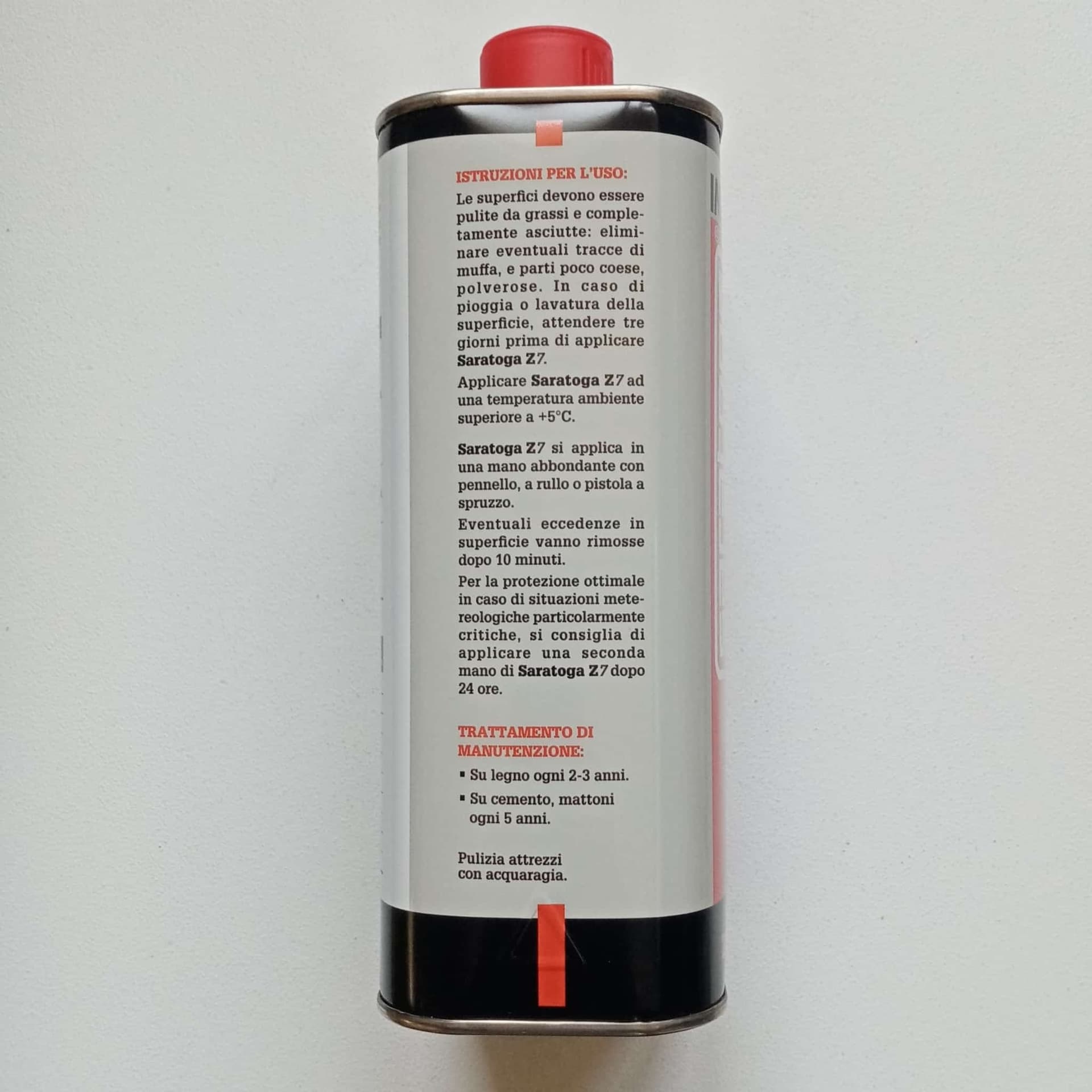 Saratoga Z7 1lt idrorepellente impermeabilizzante traspirante per cemento mattoni laterizi legno in Impermeabili Aloiserw.com - Altomonte, commercioVirtuoso.it