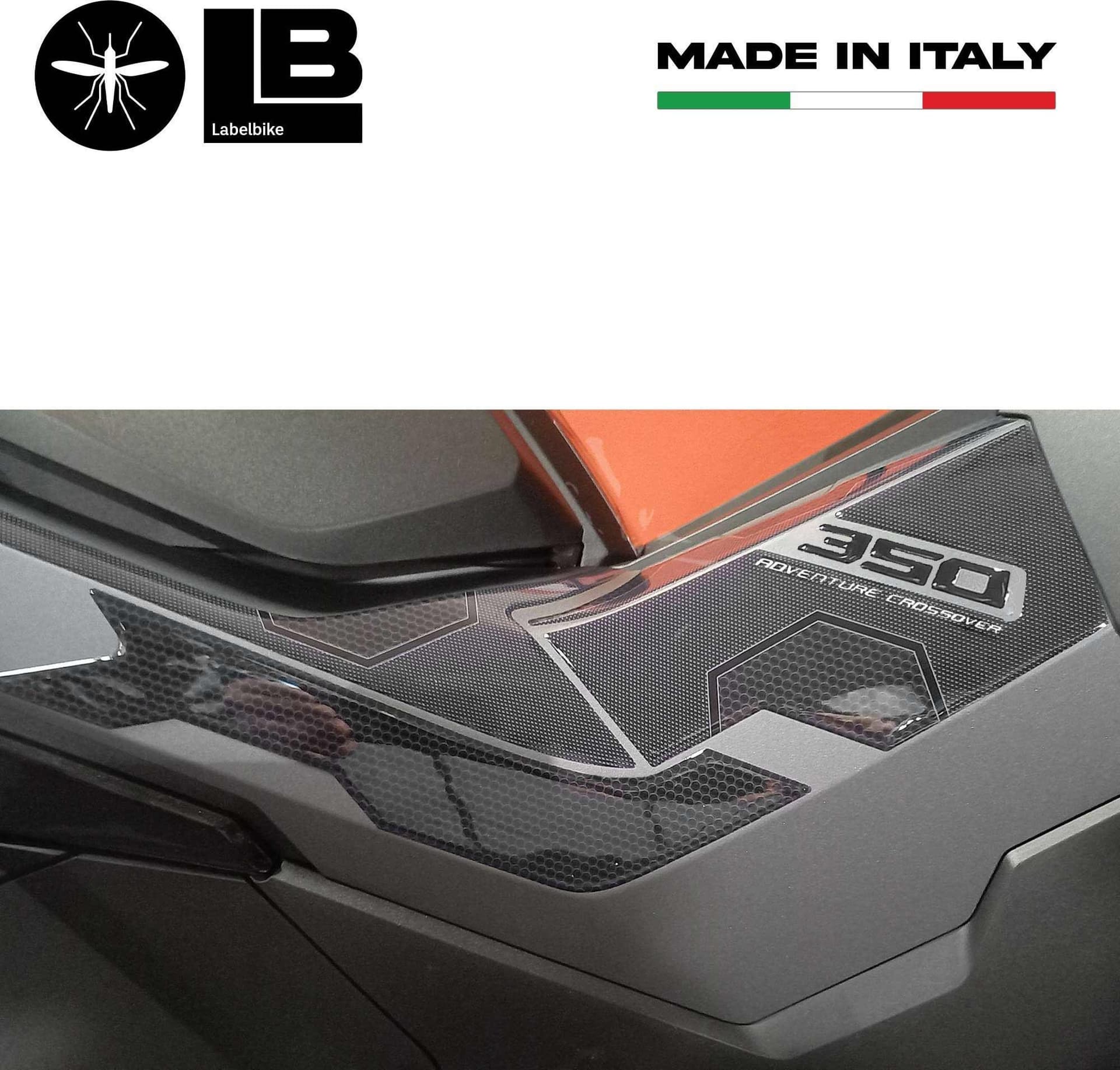 Adesivi 3D Protezioni Boomerang laterali compatibili con Honda ADV350 2022-2023 in Decalcomanie adesivi e magneti LabelBike - Bibbiano, commercioVirtuoso.it